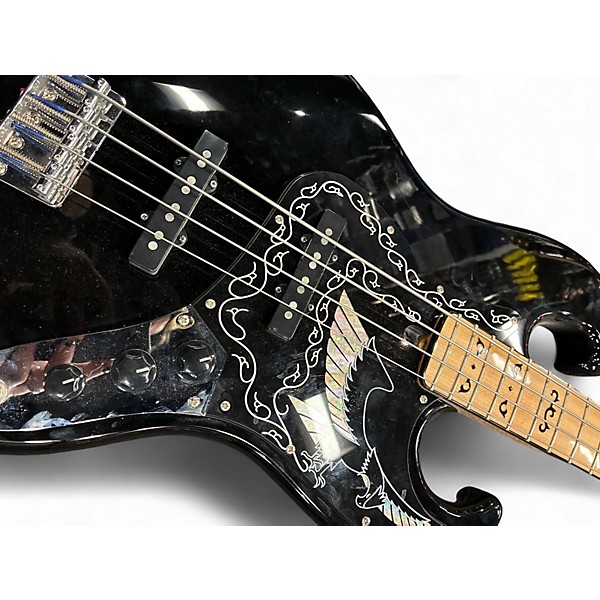 Used 2015 Ibanez 2690B 40th Anniversary Black Eagle Reissue Black Electric Bass Guitar