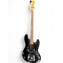 Used 2005 Fender Standard Jazz Bass Black Electric Bass Guitar