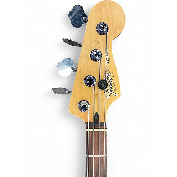 Used 2005 Fender Standard Jazz Bass Black Electric Bass Guitar