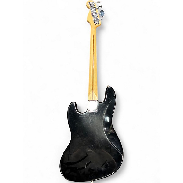 Used 2005 Fender Standard Jazz Bass Black Electric Bass Guitar