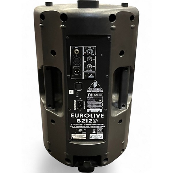 Used Behringer B212D 12in 2-Way 550W Powered Speaker