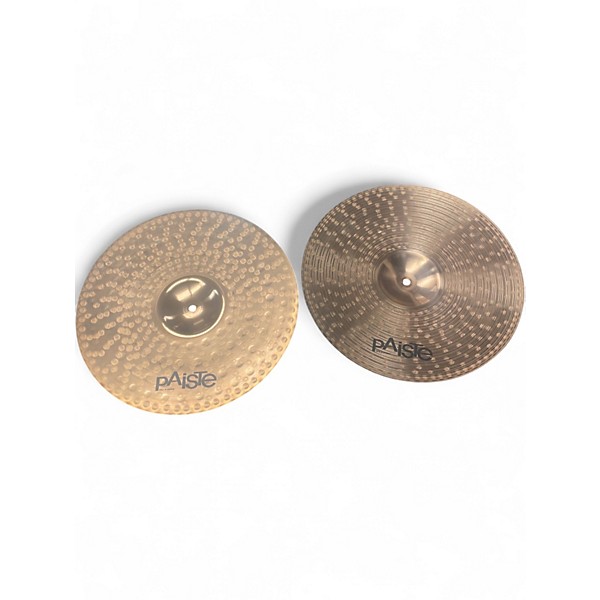 Used Paiste 14in New Alpha Medium Hi Hat Pair Cymbal