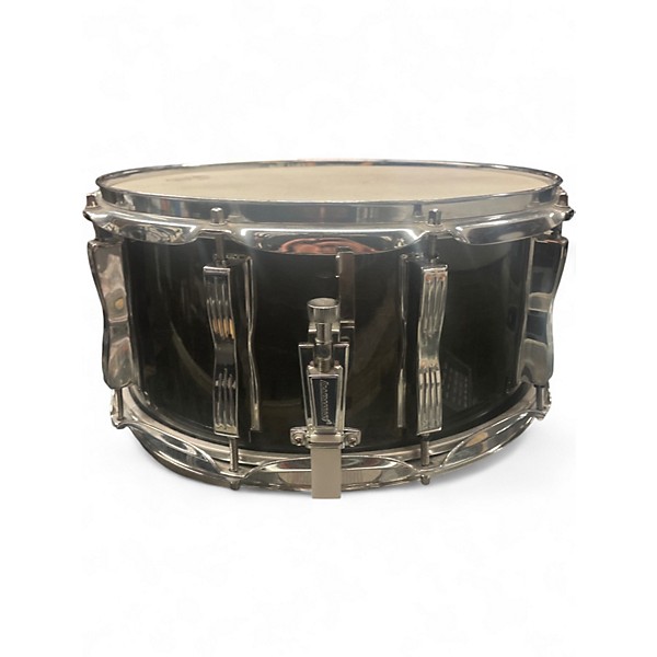 Used Ludwig 14X6.5 Classic Maple Snare Drum Transparent Green Drum