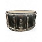 Used Ludwig 14X6.5 Classic Maple Snare Drum Transparent Green Drum