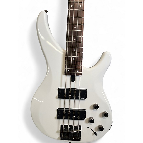 Used Yamaha TRBX304 Olympic White Electric Bass Guitar