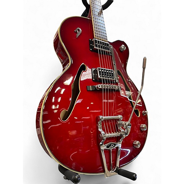 Used Duesenberg Imperial Red Burst Hollow Body Electric Guitar