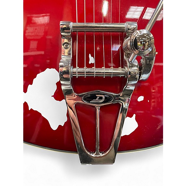 Used Duesenberg Imperial Red Burst Hollow Body Electric Guitar