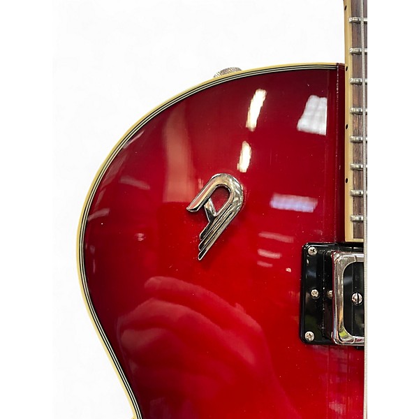 Used Duesenberg Imperial Red Burst Hollow Body Electric Guitar