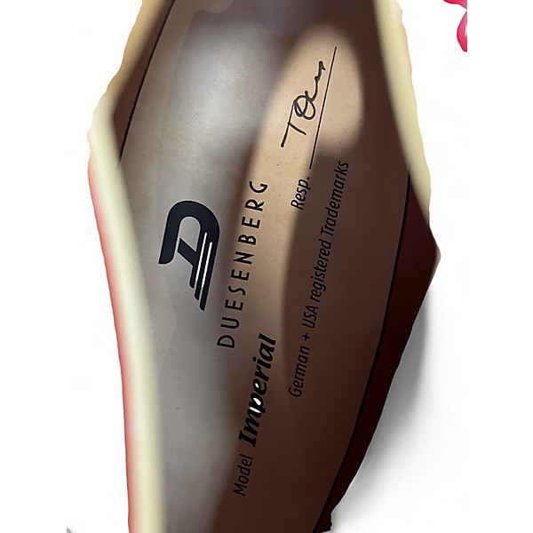 Used Duesenberg Imperial Red Burst Hollow Body Electric Guitar