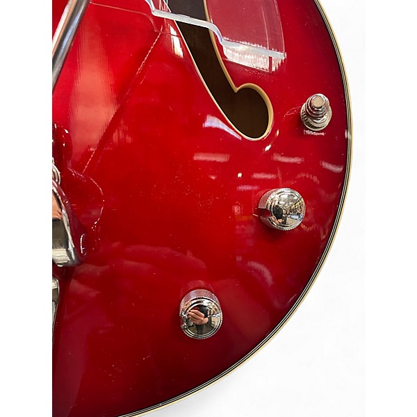 Used Duesenberg Imperial Red Burst Hollow Body Electric Guitar