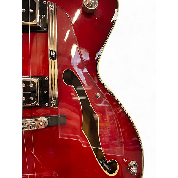 Used Duesenberg Imperial Red Burst Hollow Body Electric Guitar