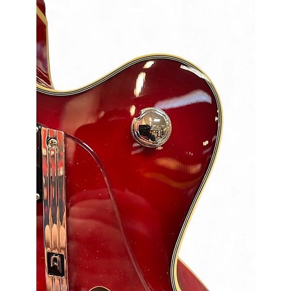 Used Duesenberg Imperial Red Burst Hollow Body Electric Guitar