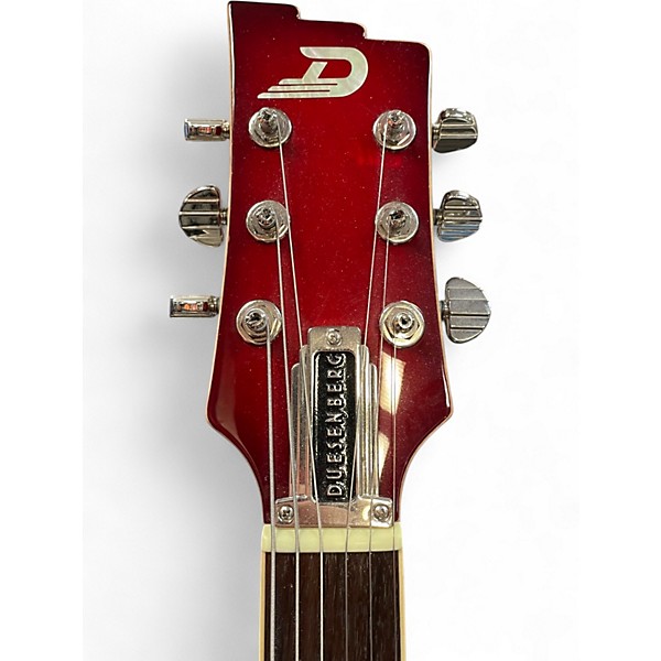 Used Duesenberg Imperial Red Burst Hollow Body Electric Guitar