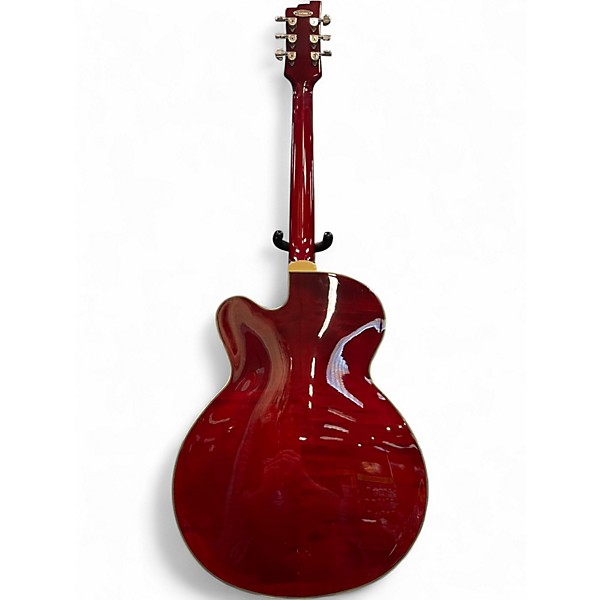 Used Duesenberg Imperial Red Burst Hollow Body Electric Guitar