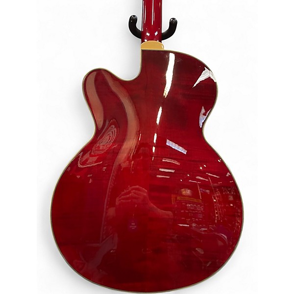 Used Duesenberg Imperial Red Burst Hollow Body Electric Guitar