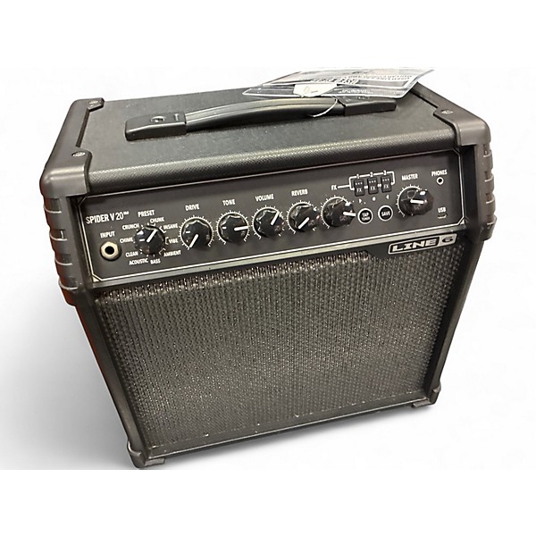 Used Line 6 Spider V 20 MkII 20w 1x8 Guitar Combo Amp