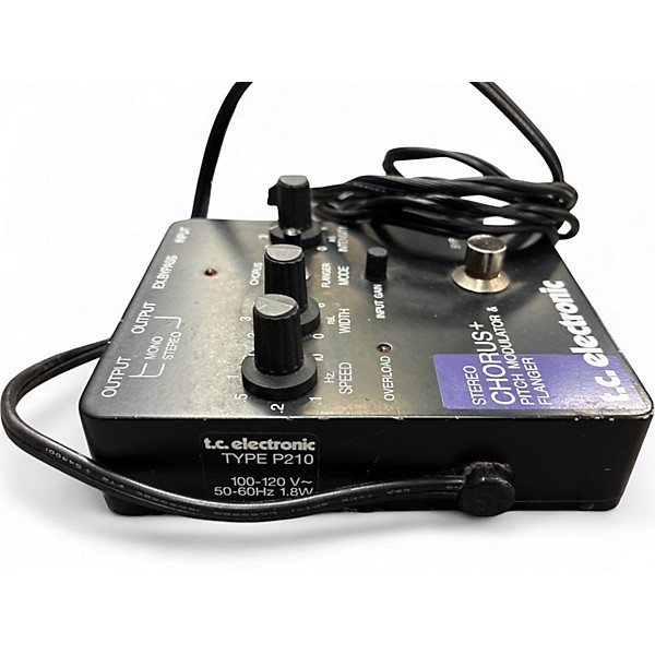 Used TC Electronic STEREO CHORUS + PITCH MODULATOR & FLANGER Effect Pedal