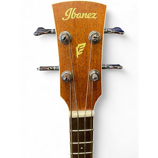 Used Ibanez PN14E Natural Acoustic Bass Guitar