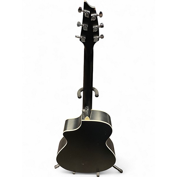 Used Breedlove Discovery Dreanought Cutaway Black Acoustic Electric Guitar