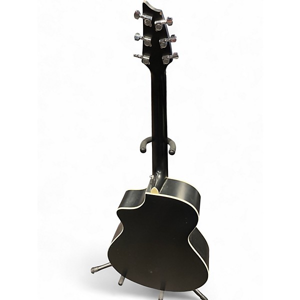 Used Breedlove Discovery Dreanought Cutaway Black Acoustic Electric Guitar