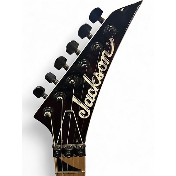 Used Jackson JS34Q Dinky DKAM Transparent Purple Solid Body Electric Guitar