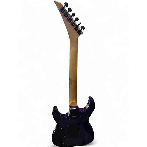 Used Jackson JS34Q Dinky DKAM Transparent Purple Solid Body Electric Guitar