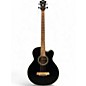 Used Ibanez AEB10BE Black Acoustic Bass Guitar
