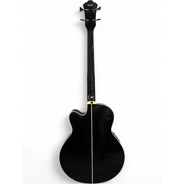 Used Ibanez AEB10BE Black Acoustic Bass Guitar