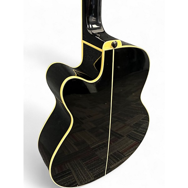 Used Ibanez AEB10BE Black Acoustic Bass Guitar