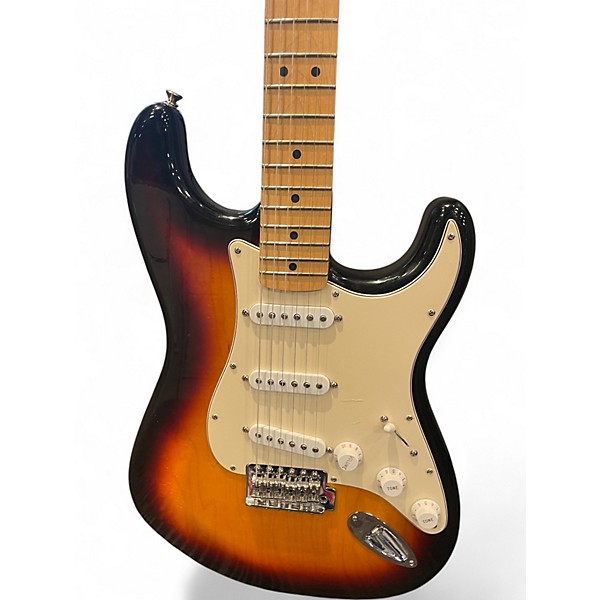 Used Fender Standard Stratocaster 2 Tone Sunburst Solid Body Electric Guitar