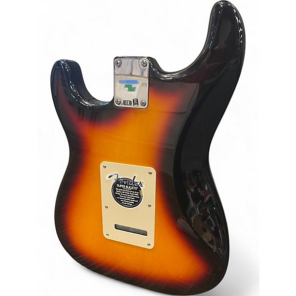 Used Fender Standard Stratocaster 2 Tone Sunburst Solid Body Electric Guitar