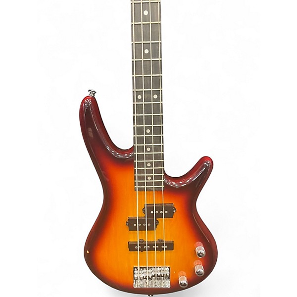 Used Ibanez Gio mikro 3 Tone Sunburst Electric Bass Guitar
