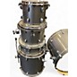 Used Ludwig 5 Piece ELEMENT EVOLUTION Silver Sparkle Drum Kit