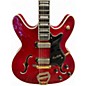 Used Hagstrom VIKING II TRANS RED Hollow Body Electric Guitar