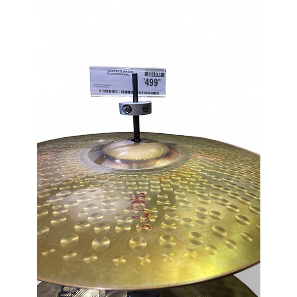 Used Paiste 14in 3000 RUDE PAIR Cymbal