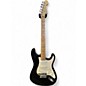 Used 2000s Fender Standard Stratocaster Black Solid Body Electric Guitar thumbnail