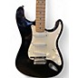 Used 2000s Fender Standard Stratocaster Black Solid Body Electric Guitar