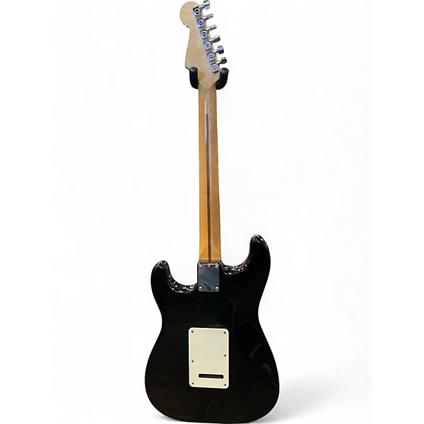 Used 2000s Fender Standard Stratocaster Black Solid Body Electric Guitar