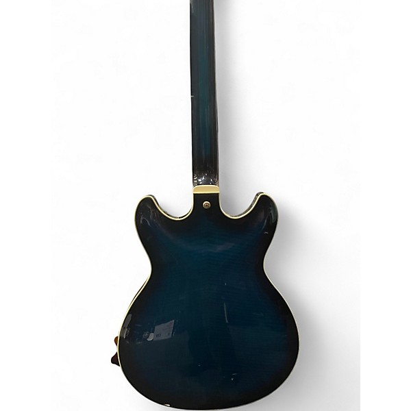 Used Ibanez AS93 Artcore Blue Burst Hollow Body Electric Guitar