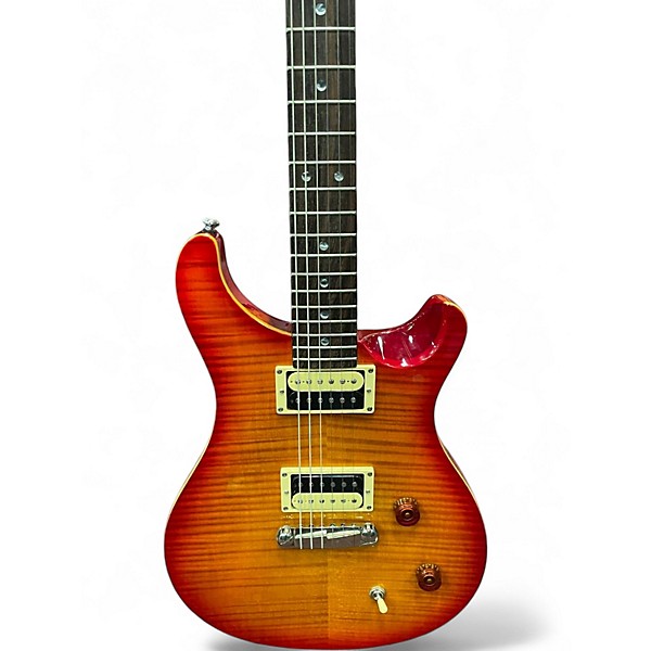 Used PRS SE Custom 22 Cherry Sunburst Solid Body Electric Guitar