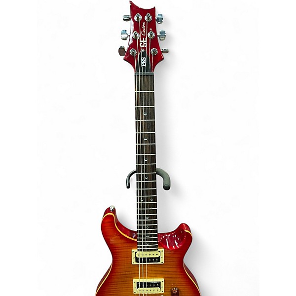 Used PRS SE Custom 22 Cherry Sunburst Solid Body Electric Guitar