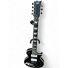 Used ESP LTD EC407 Ebony Solid Body Electric Guitar
