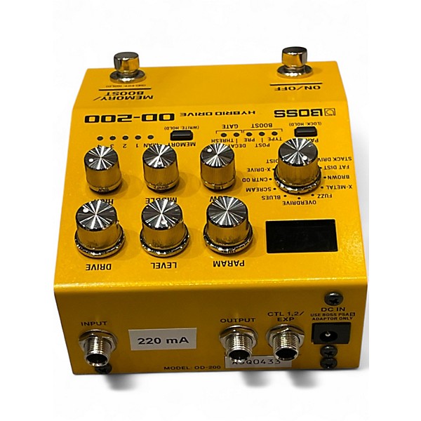 Used BOSS od-200 Effect Pedal