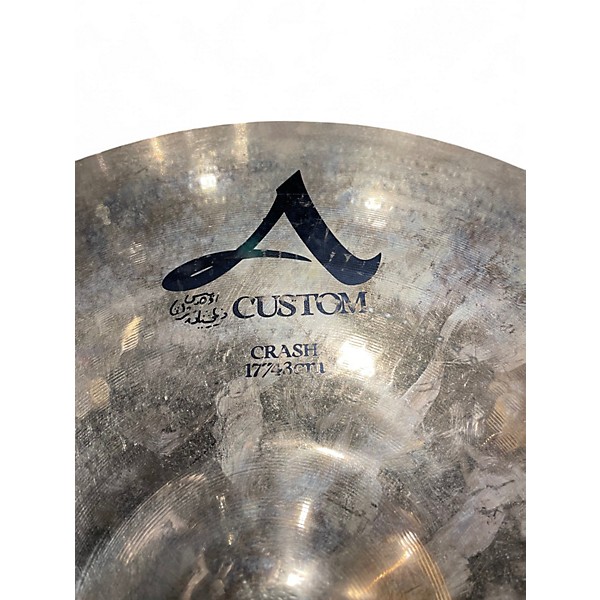 Used Zildjian 17in A Custom Crash Cymbal