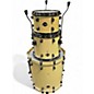 Used ddrum 3 Piece Shell pack Gold Sparkle Drum Kit thumbnail