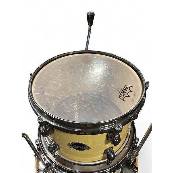 Used ddrum 3 Piece Shell pack Gold Sparkle Drum Kit