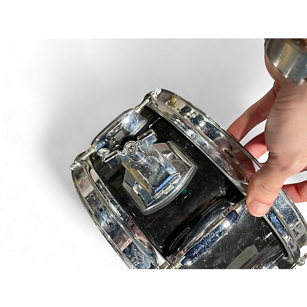 Used Pearl 10X4 Firecracker Snare Black Drum