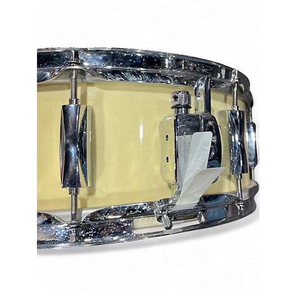 Used Pearl 6.5X14 Snare Off-white Drum