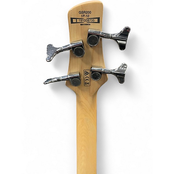 Used Ibanez GSR200 Trans Red Electric Bass Guitar