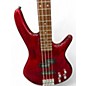 Used Ibanez GSR200 Trans Red Electric Bass Guitar